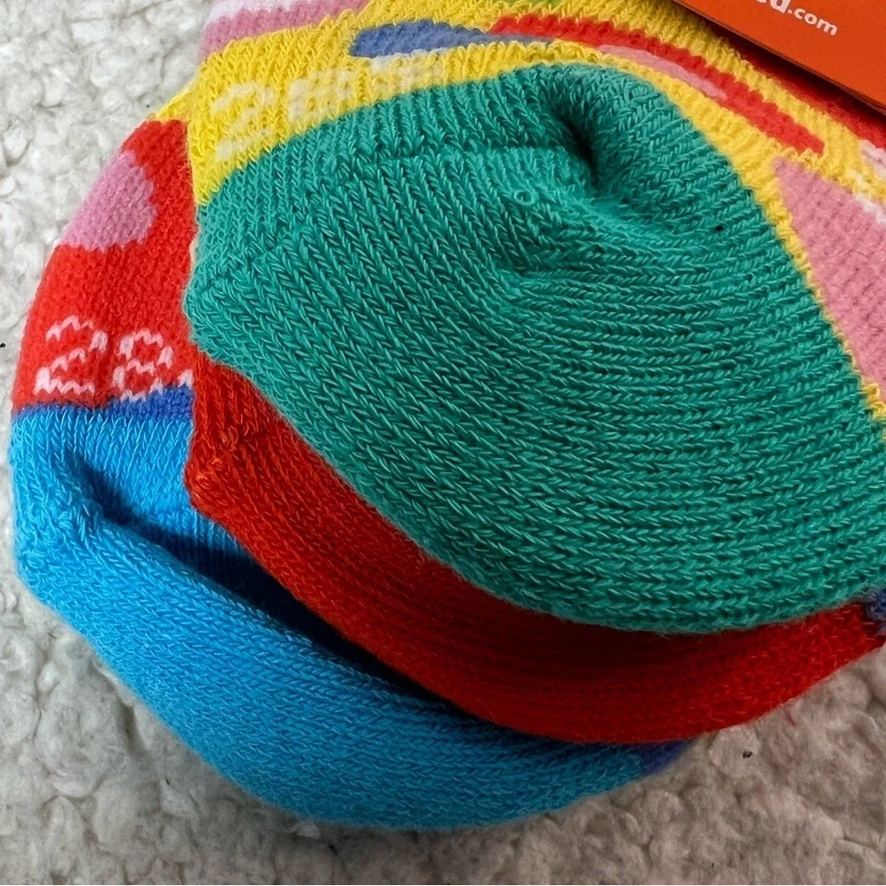 Little Miss Matched Colorful Sporty Socks Shoe Liners for Kids